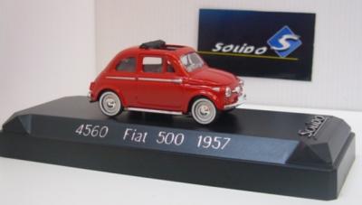 DCM43-So4560- SCALA 1.43- FIAT 500 colore rosso