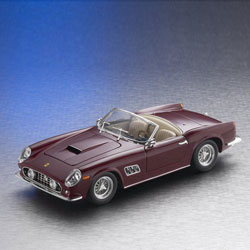 SCALA: 1:18 - HOT WHEELS - MOD.:FERRARI 250 GT CALIFORNIA SPIDER - Colore: BORDEAUX