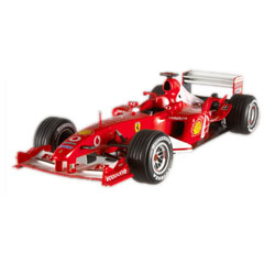 SCALA: 1:18 - HOT WHEELS - MOD.: FERRARI F2003 MICHAEL SCHUMACHER WORLD CHAMPION - Colore: ROSSO