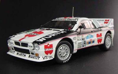 SCALA: 1:18 – KYOSHO – MOD.: LANCIA 037 -1983 RALLY SICILIA TARGA FLORIO WINNER - COLORE: BIANCA