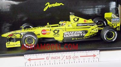 SCALA: 1:18 - HOT WHEELS - MOD.: JORDAN E J10 Jarno Trulli - Colore: Racing