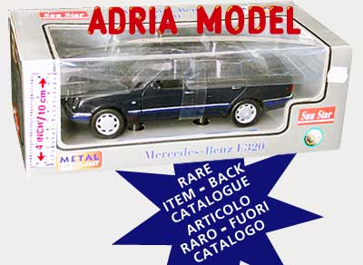 SCALA: 1:18 - SUN STAR - MOD.: MERCEDES E 320 - Colore: Nero